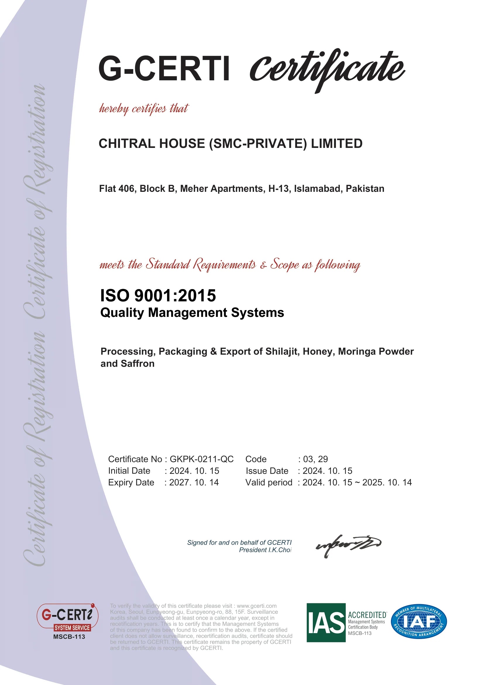 ISO 9001 CERTIFIED